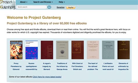 gutenberg.org|project gutenberg website.